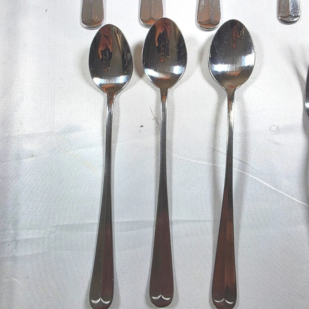Barclay Geneve Oyster Bay Stainless Steel Flatware Set 12pc Heart Tip Korea S